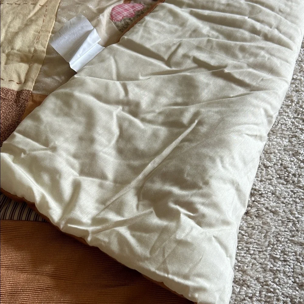 Easter Themed Brown and Tan Quilt